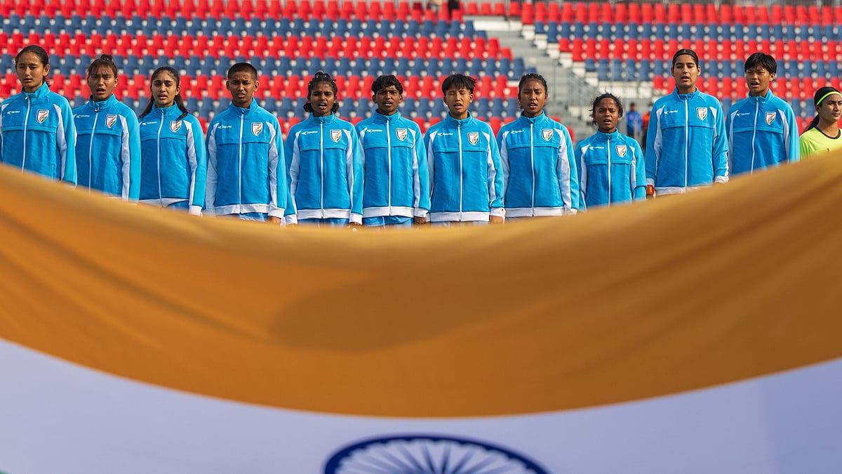India U17 women's national team in action in the SAFF U19 Women's Championship 2026. - | Photo: AIFF
