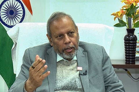 S Mahendra Dev, Chairman, Prime Minister’s Economic Advisory Council (PMEAC), speaks on the India-US Trade Deal, in New Delhi. US President Donald Trump has said that India and the US have agreed on a trade deal under which Washington will bring down the reciprocal tariff on Indian goods to 18 per cent from the current 25 per cent. 