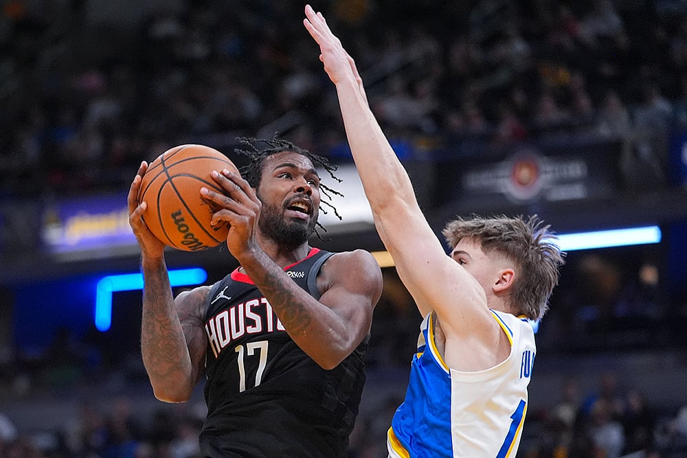 Rockets Vs Pacers NBA Basketball photos-Tari Eason