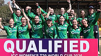 ICC Women's T20 World Cup 2026: All 12 Participating Teams Confirmed - Check Full List ICC : Ireland women's team celebrate their qualification.