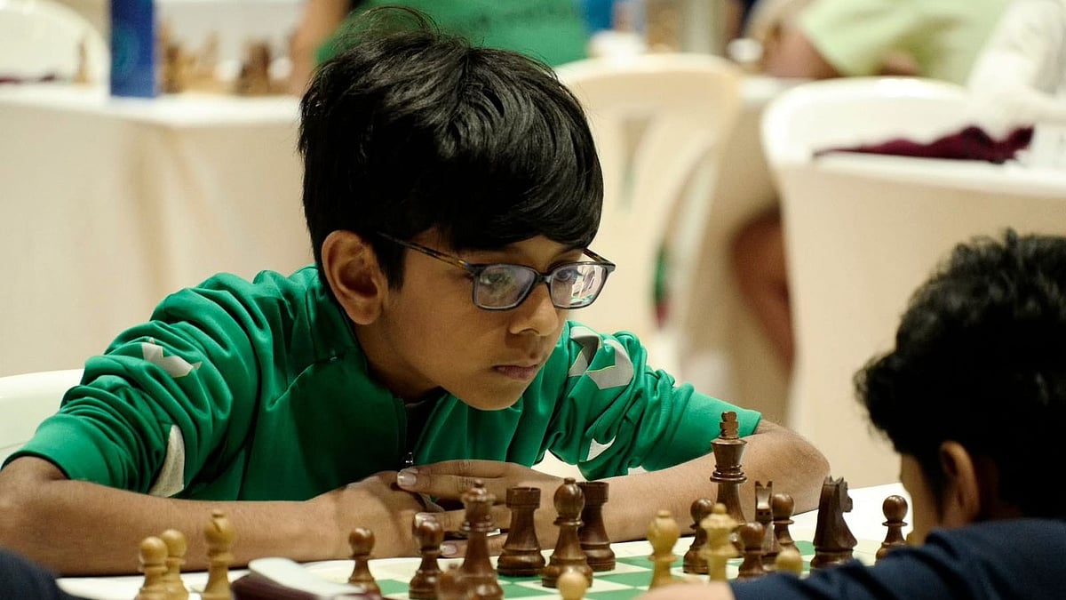 File photo of Viraj Sarawgi in action at Kings Bangkok International FIDE Rating chess tournament. - X/Royal Global University