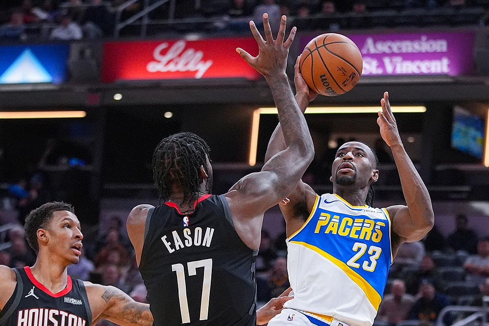 Rockets Vs Pacers NBA Basketball photos-Aaron Nesmith