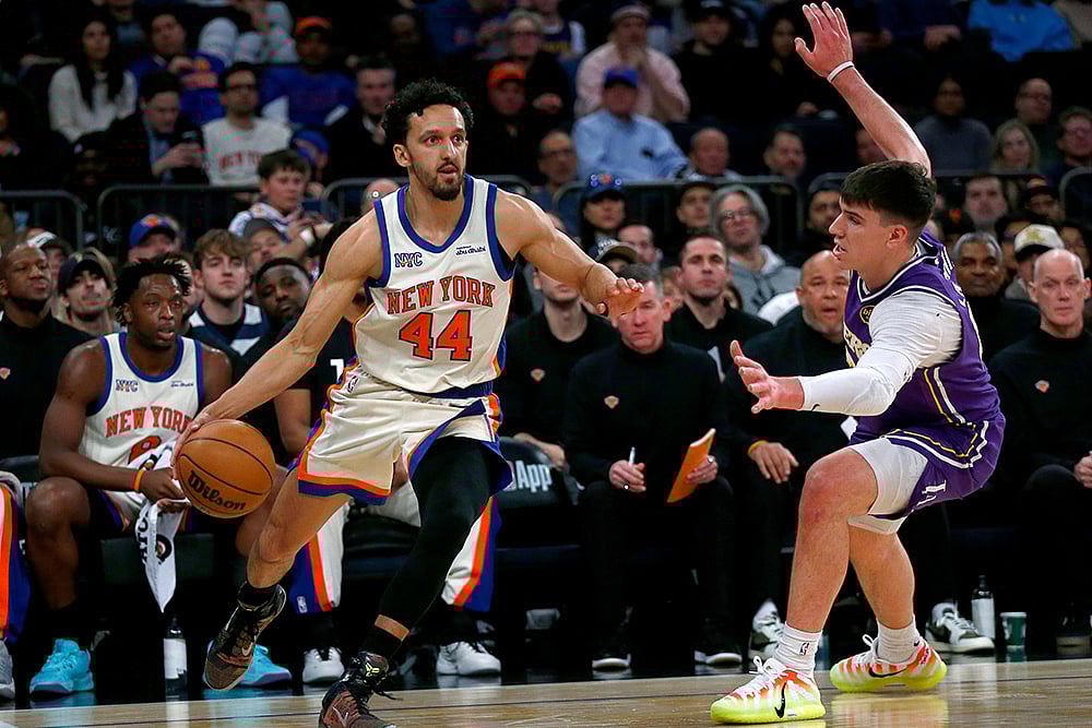 Lakers vs Knicks Basketball photos-Landry Shamet