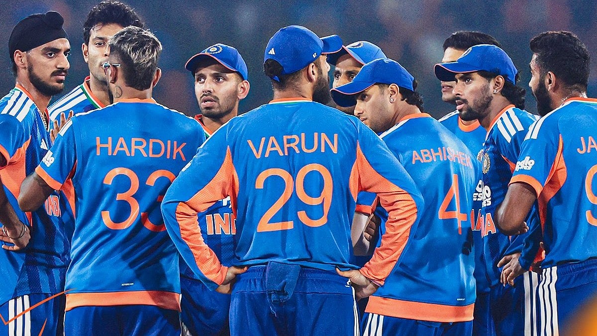 India cricketers in action in T20Is - BCCI/X