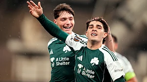 | Photo: AP/Petros Giannakouris : Panathinaikos' Vicente Taborda celebrates after he scored his side's first goal during an Europa League soccer match between Panathinaikos and Roma, in Athens, Greece, Thursday, Jan. 29, 2026.
