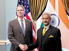 PTI : In this image posted on Feb. 4, 2026, External Affairs Minister S. Jaishankar with United States Treasury Secretary Scott Bessent during a meeting, in Washington, US.
