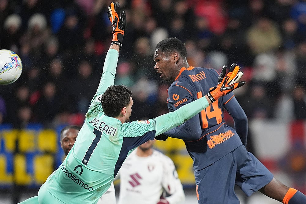 Inter Milan vs Torino Coppa Italia Italian Cup Soccer-Ange-Yoan Bonny