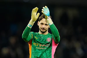 | Photo: AP/Dave Thompson : Manchester City's goalkeeper James Trafford walks off the pitch after the English League Cup semifinal soccer match soccer match between Manchester City and Newcastle in Manchester, England.