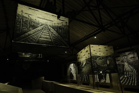 Ritwik Ghatak Site-specific exhibition: KOMAL GANDHAR