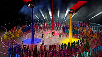 Winter Olympics 2026: Milano Cortina Games Officially Open With a Multi-Site Ceremony For First-Ever Widespread Event (AP Photo/Francisco Seco) : Dancers perform during the Olympic opening ceremony at the 2026 Winter Olympics, in Milan, Italy, Friday, Feb. 6, 2026.