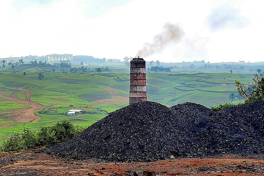 Illegal coal mine blast in Meghalaya