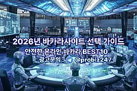 2026년 바카라사이트 선택 가이드 – 안전한 온라인 바카라 BEST10