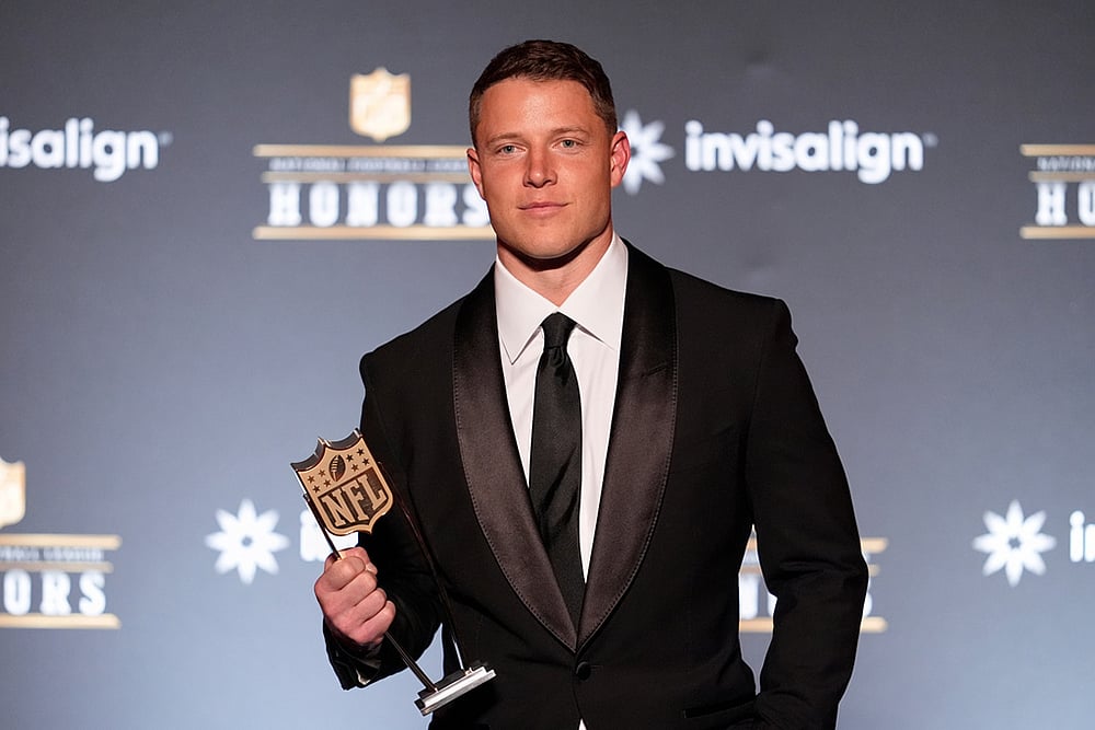 2026 NFL Football Honors award show-Christian McCaffrey