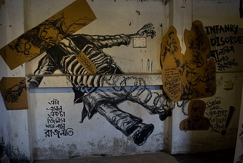 Ritwik Ghatak Site-specific exhibition: JUKTI TAKKO AAR GAPPO