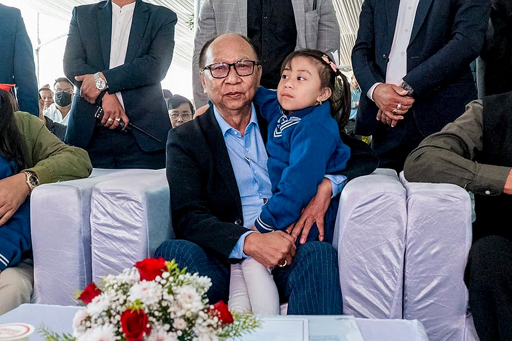 Manipur CM at Pariksha Pe Charcha event