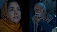 YouTube  : A Still of Sanjay Mishra and Neena Gupta From Vadh 2 