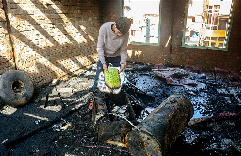 Officials added that at least nine houses suffered heavy damage in this incident. - PTI