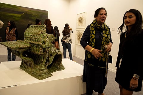 Artist L N Tallur's clustering