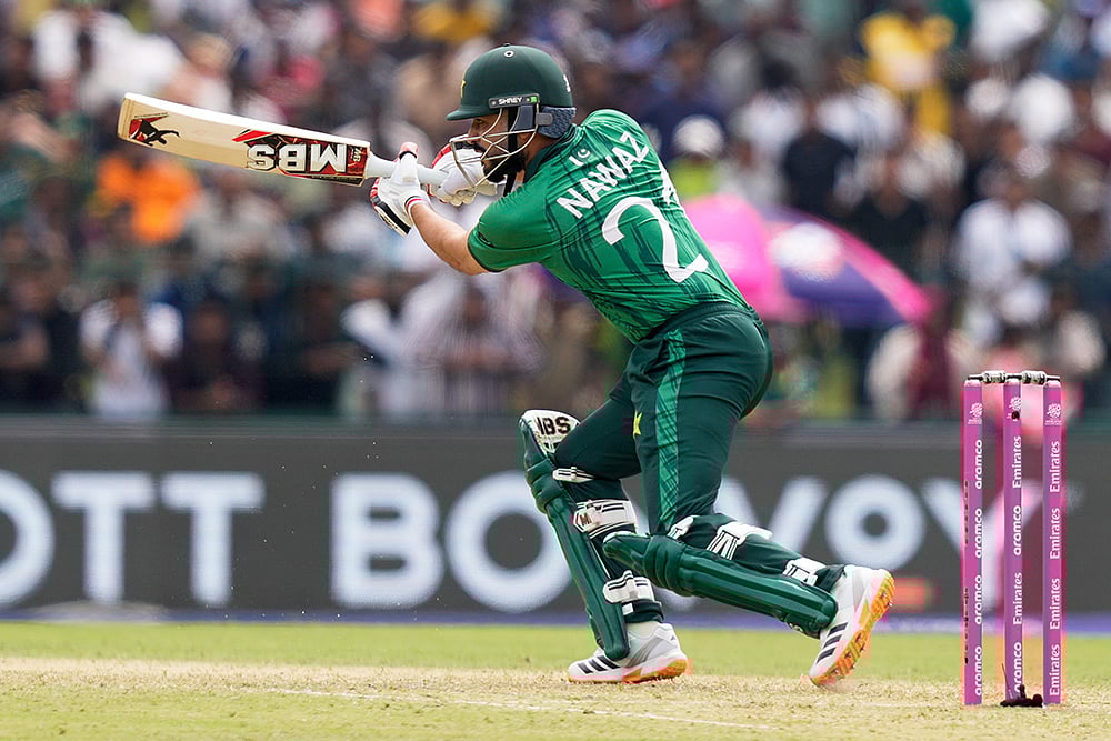 Netherlands vs Pakistan T20 World Cup cricket photos-Mohammad Nawaz