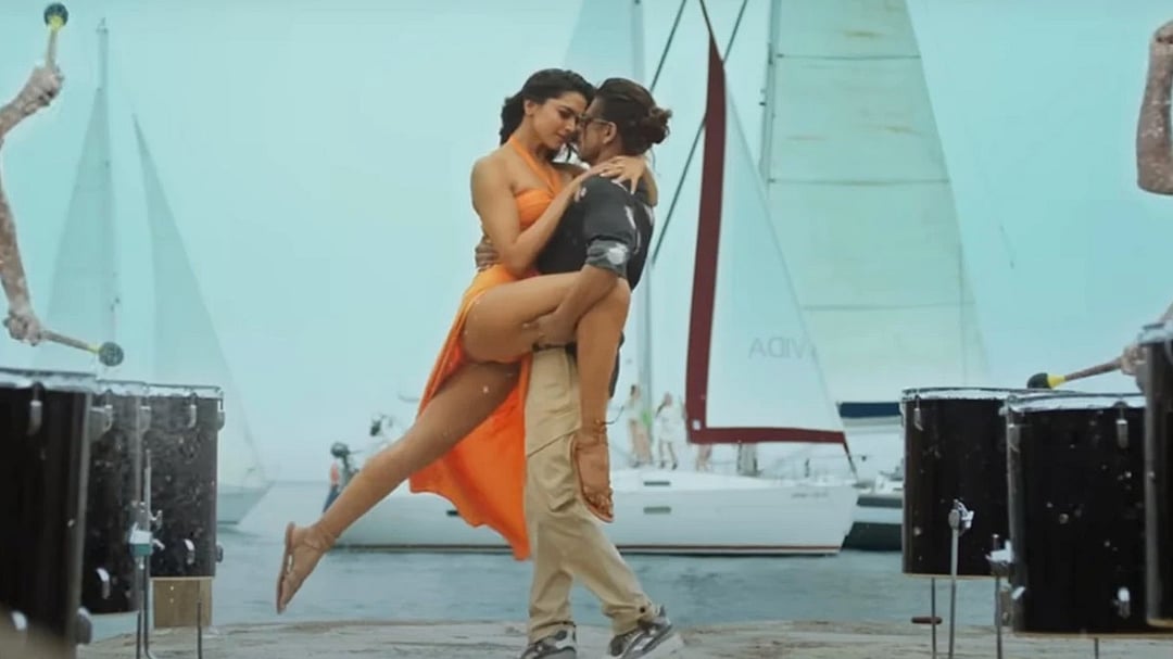 Deepika's Orange swimsuit from Pathaan