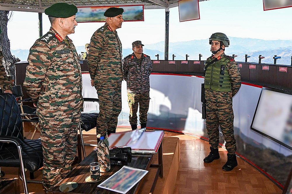 Army chief Gen Dwivedi visits forward areas of Poonch sector
