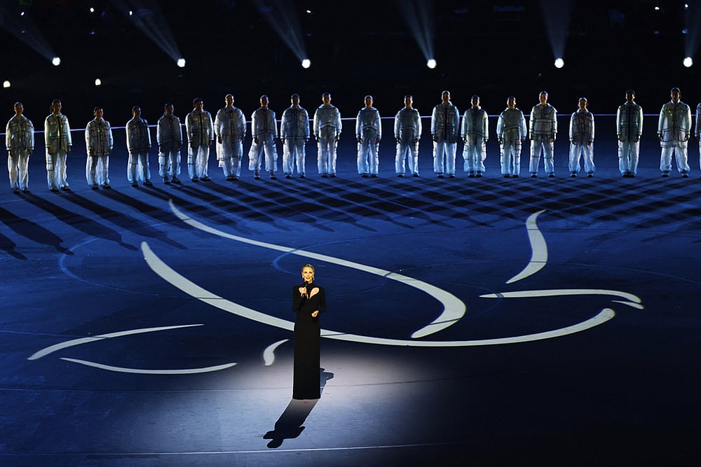 Milan Cortina Olympics Opening Ceremony photos-UN Peace Ambassador Charlize Theron