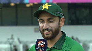 ICC : PAK captain Salman Ali Agha.