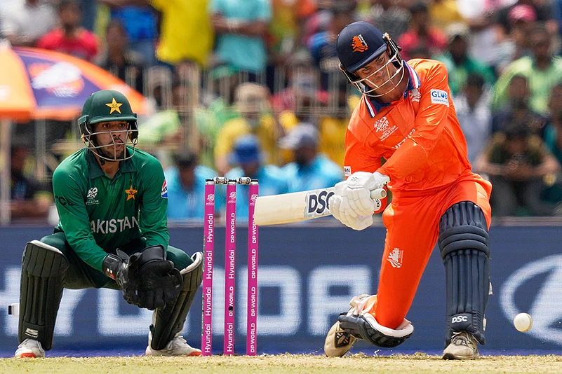 Netherlands vs Pakistan T20 World Cup cricket photos-Scott Edwards