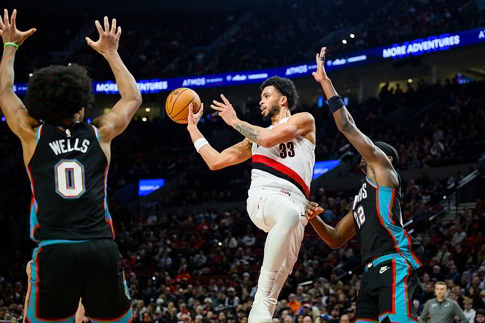 Portland Trail Blazers vs Memphis Grizzlies NBA basketball game-Toumani Camara