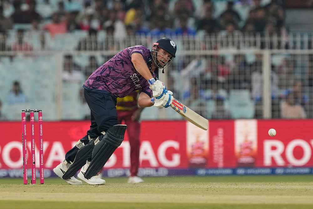 Scotland vs West Indies T20 World Cup cricket photos-George Munsey