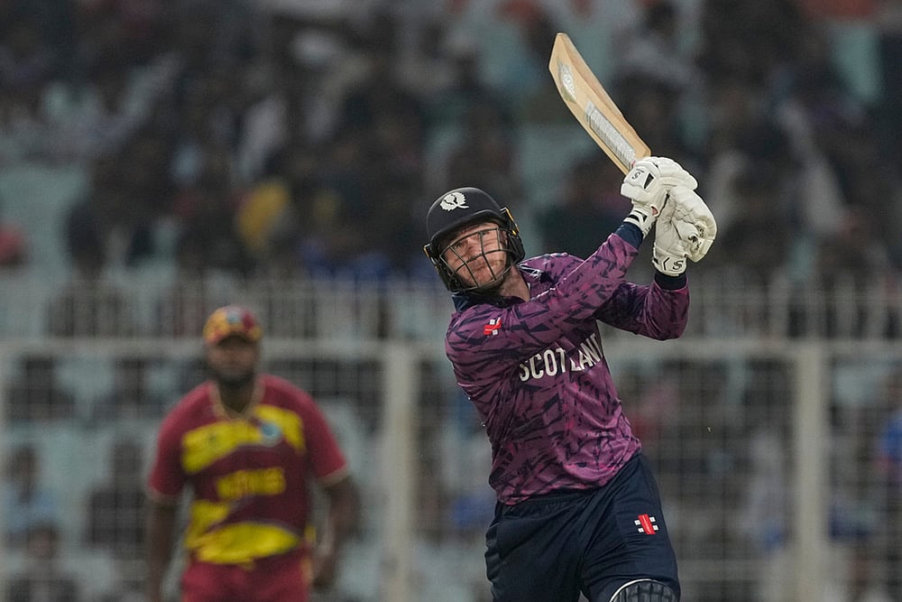 Scotland vs West Indies T20 World Cup cricket photos-Richie Berrington