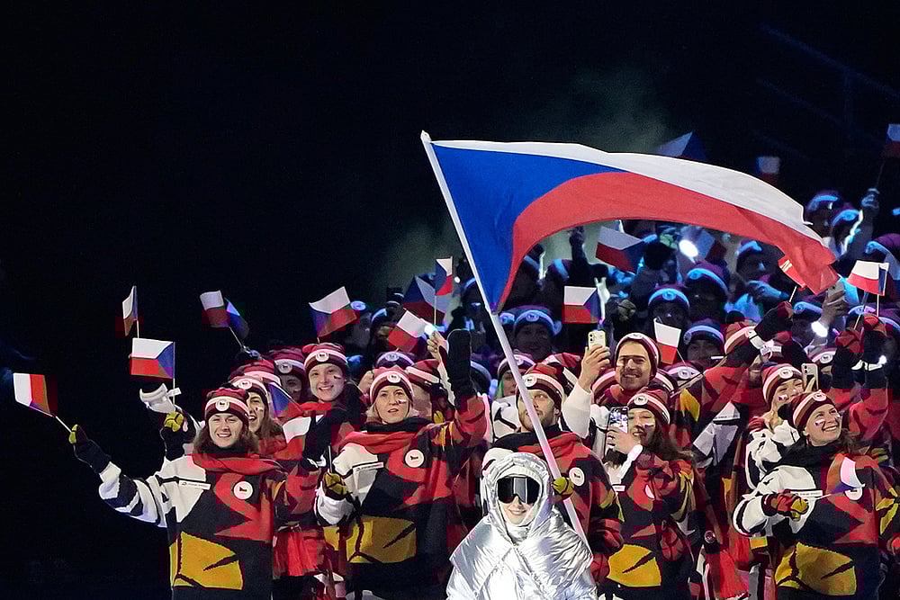 Milan Cortina Olympics Opening Ceremony photos-Czechia athletes