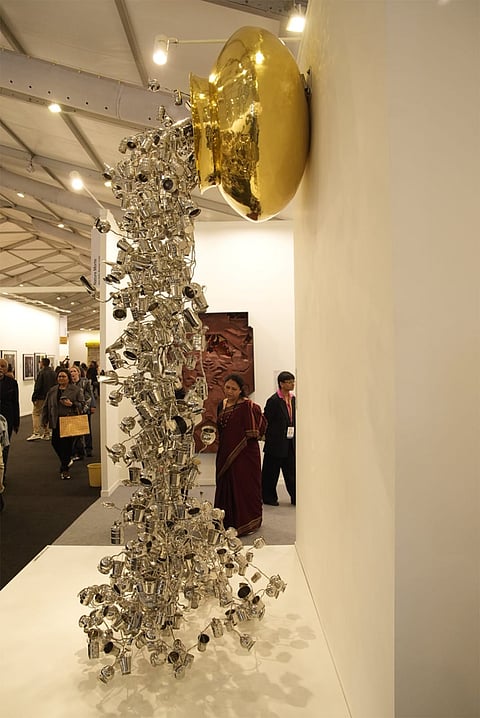 Artist Subodh Gupta's drift of a star