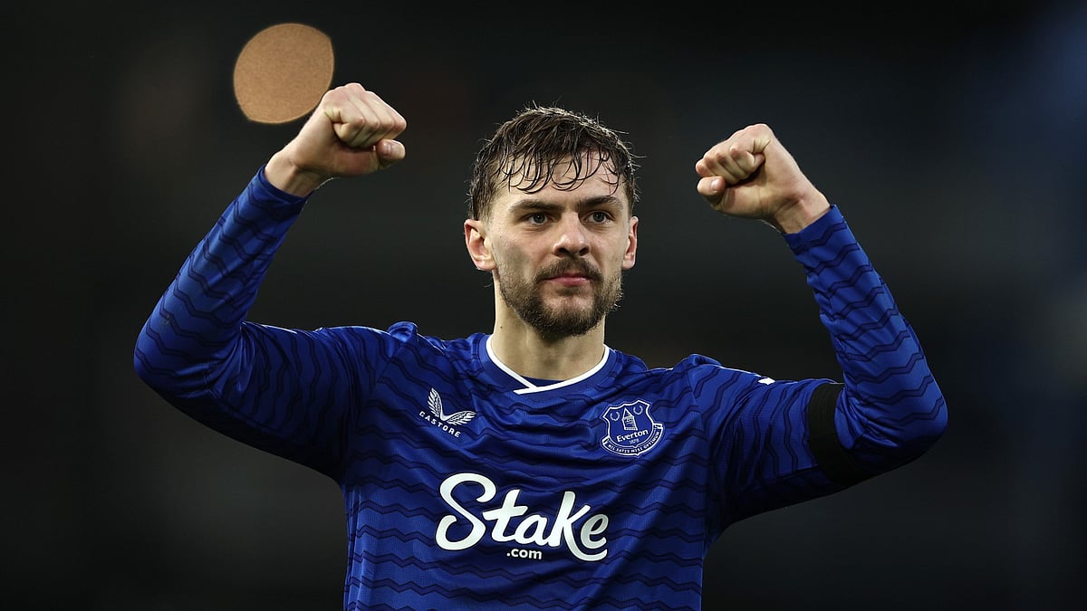 Opta : Kiernan Dewsbury-Hall celebrates after Everton come from behind to beat Fulham 2-1.