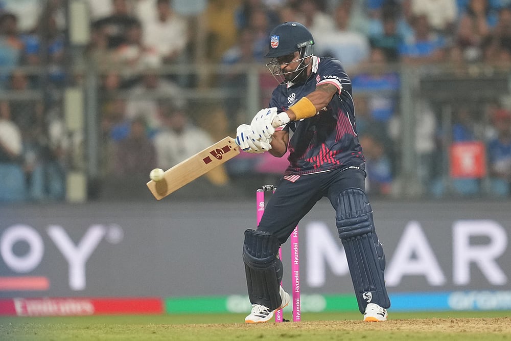 India vs USA  T20 World Cup cricket photos-Shubham Ranjane