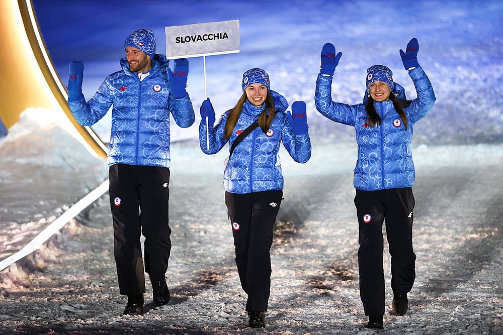 Milan Cortina Olympics Opening Ceremony photos-Slovakia Athletes 