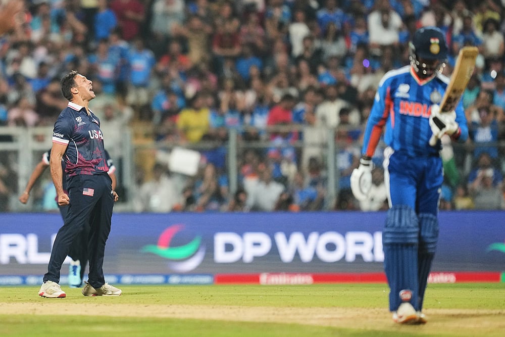 India vs USA  T20 World Cup cricket photos-Shadley Van Schalkwyk