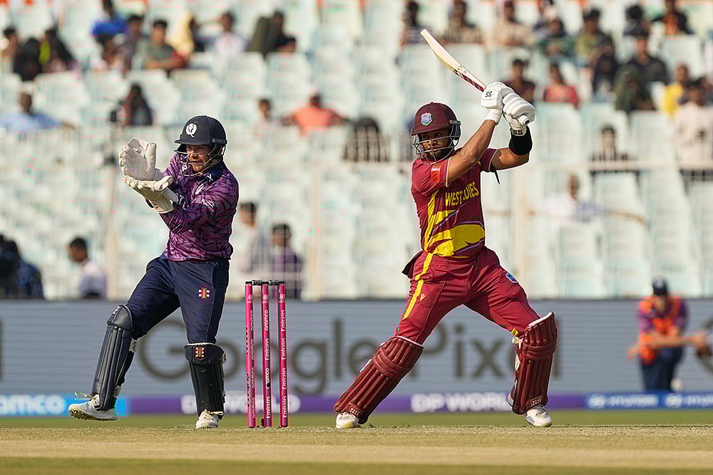 Scotland vs West Indies T20 World Cup cricket photos-Shai Hope