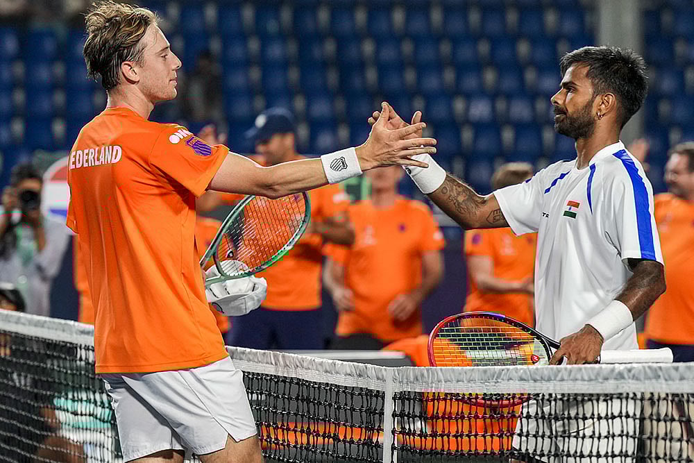 Davis Cup 2026:  Guy Den Ouden vs Sumit Nagal