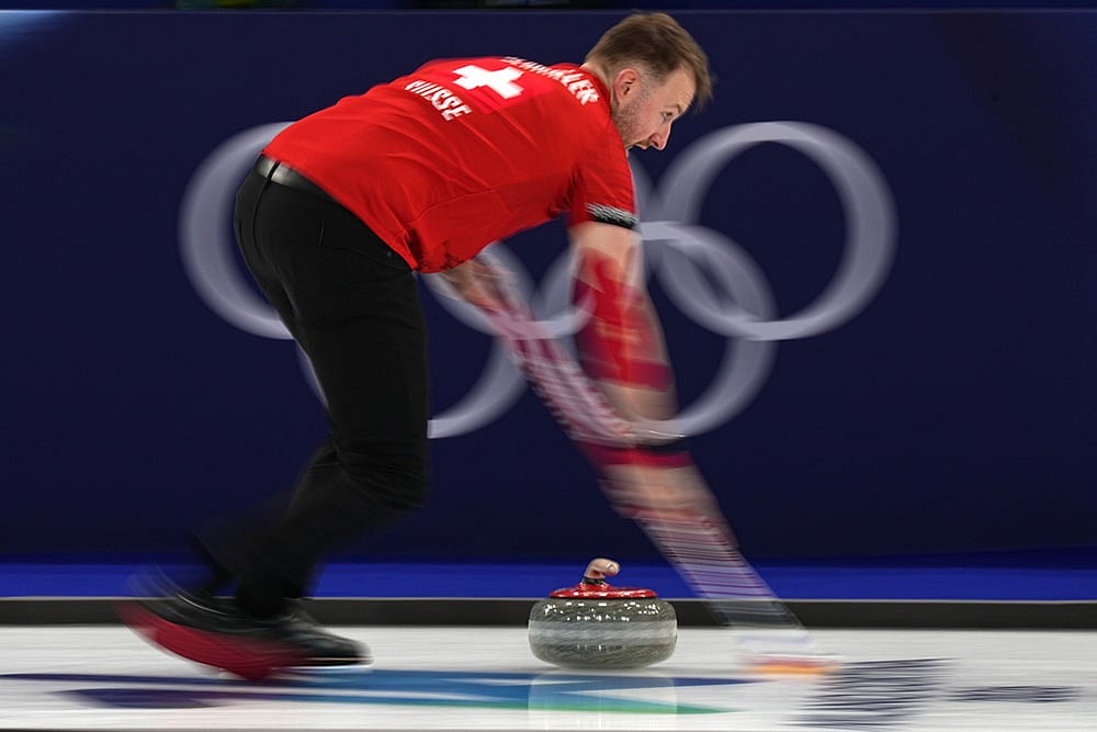 Milan Cortina Olympics Curling Yannick Schwaller