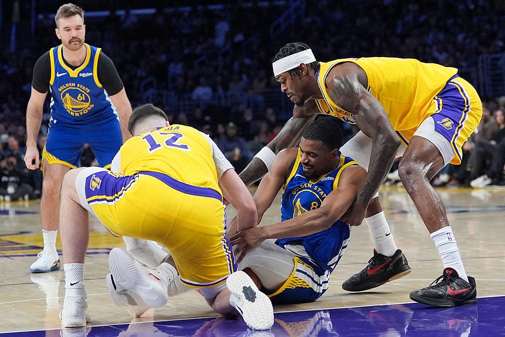 Basketball: Los Angeles Lakers vs Golden State Warriors