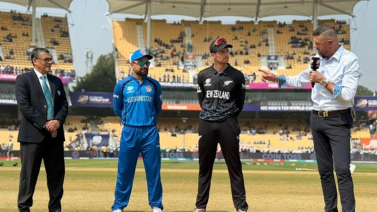 Afghanistan Vs New Zealand, ICC T20 World Cup 2026: AFG win toss. - X/@ACBofficials