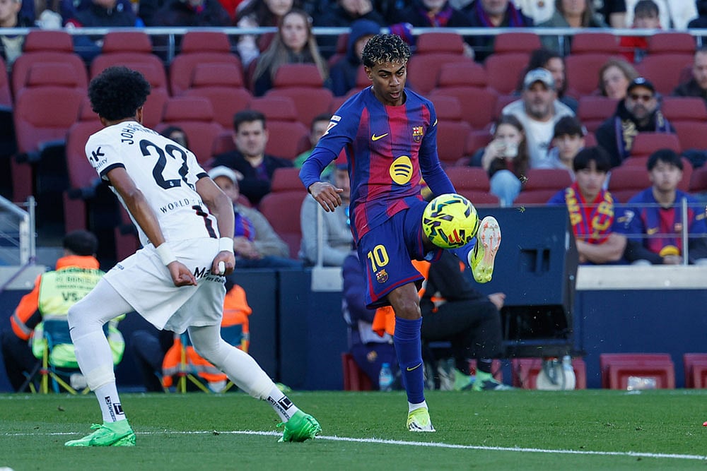 Spain La Liga Soccer Match: Barcelona vs Mallorca