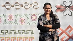 Vikram Sharma/Outlook : New Media artist Afrah Shafiq pushes the envelope of augmented reality at the India Art Fair 2026