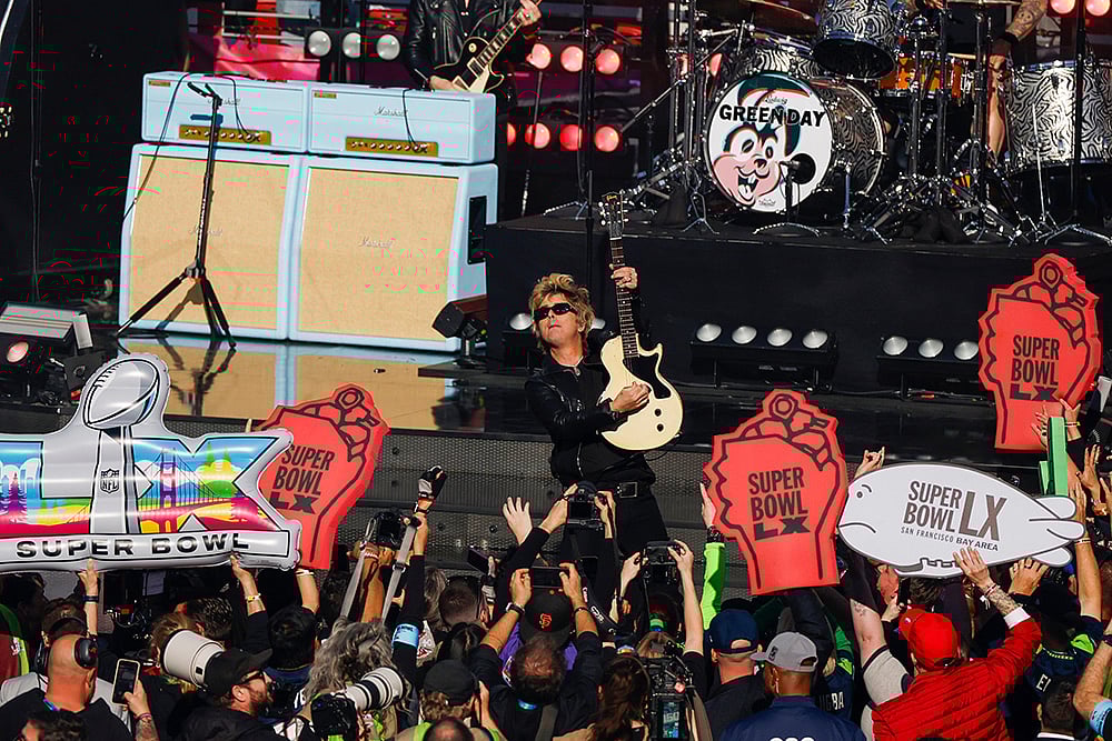 NFL Super Bowl LX 2026 halftime show-Green Day