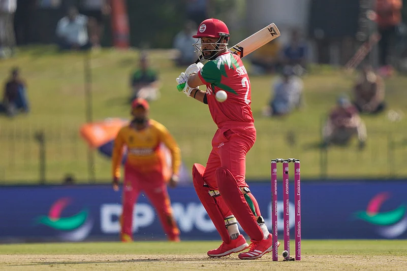 Oman vs Zimbabwe T20 World Cup Cricket-Sufyan Mehmood