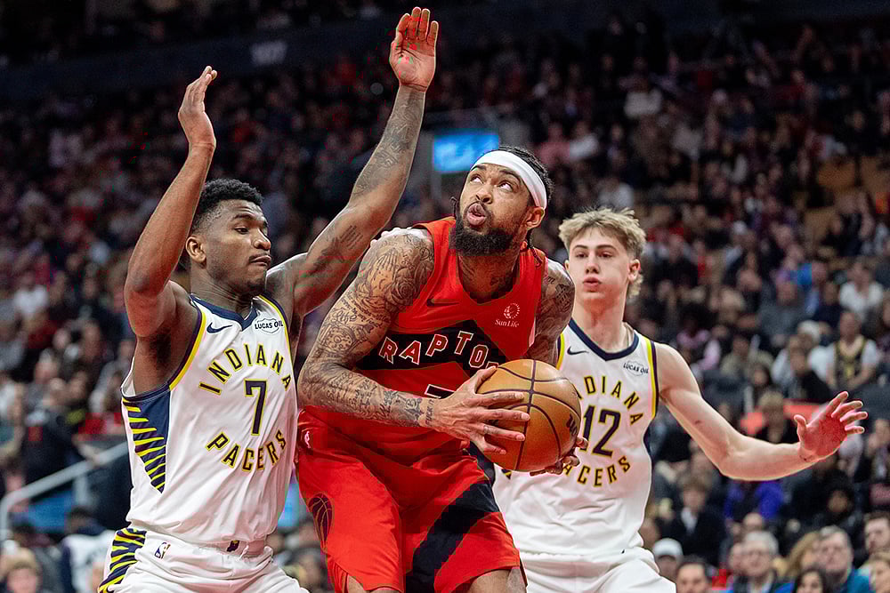Toronto Raptors vs Indiana Pacers nba basketball game-Brandon Ingram