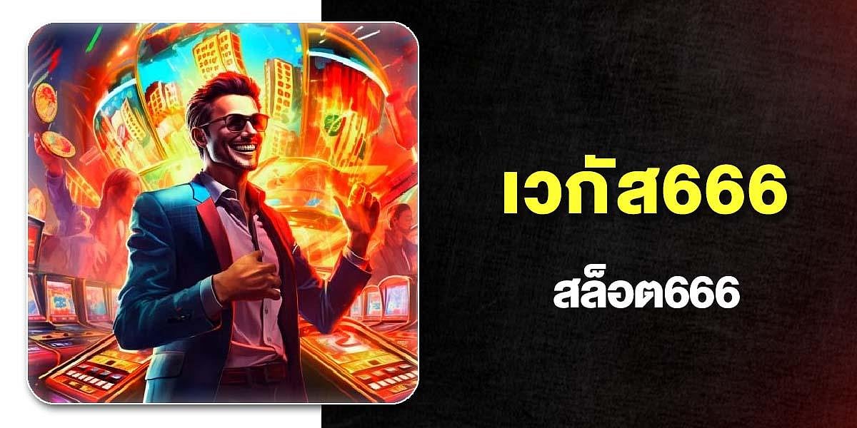 เวกัส666 promo with a man smiling