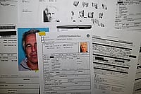 IMAGO / SOPA Images : Released documents from disgraced late financier and sex offender Jeffrey Epstein, referencing court cases against him, are seen in the handouts released by the U.S. Justice Department. 