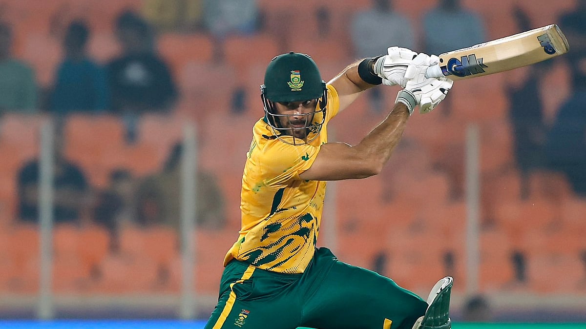 Aiden Markram scored a blistering 59 runs off 32 balls against Canada at the Narendra Modi Stadium on February 9, 2026. - X/Proteas Men CSA